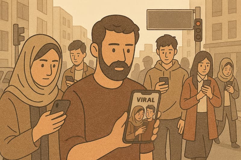 عکس وایرال شده چیست